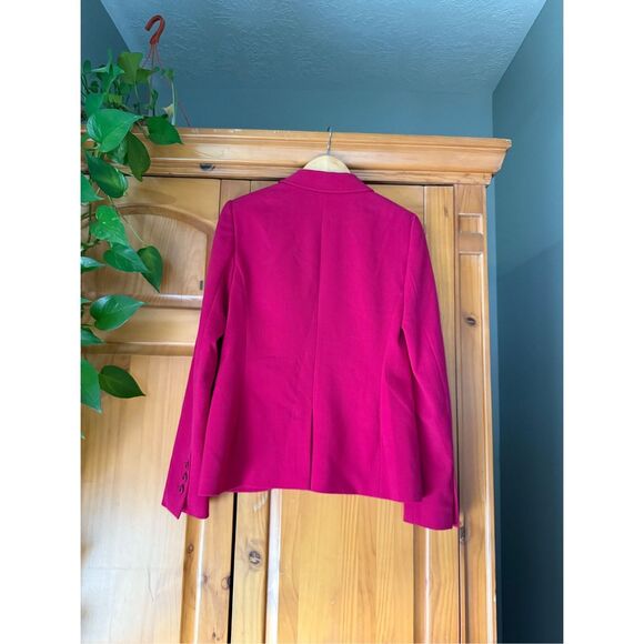 Escada Angora 98%Virgin Wool Pink Blazer Jacket Sz 38 Made In Croatia - Picture 6 of 16